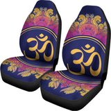 Boho Om Mandala Print Universal Fit Car Seat Covers 102422