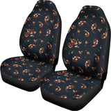 Boho Paisley Flower Pattern Print Universal Fit Car Seat Covers 102422