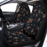 Boho Paisley Flower Pattern Print Universal Fit Car Seat Covers 102422