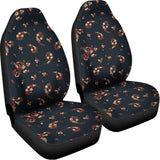 Boho Paisley Flower Pattern Print Universal Fit Car Seat Covers 102422