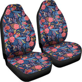 Boho Paisley Pattern Print Universal Fit Car Seat Covers 102422