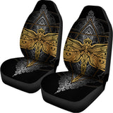 Boho Spiritual Dragonfly Print Universal Fit Car Seat Covers 102422