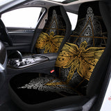 Boho Spiritual Dragonfly Print Universal Fit Car Seat Covers 102422