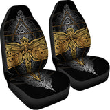 Boho Spiritual Dragonfly Print Universal Fit Car Seat Covers 102422