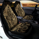 Boho Spiritual Lotus Print Universal Fit Car Seat Covers 102422