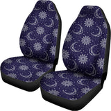 Boho Sun And Moon Pattern Print Universal Fit Car Seat Covers 102422