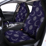 Boho Sun And Moon Pattern Print Universal Fit Car Seat Covers 102422