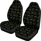 Boo Ghost Pattern Print Universal Fit Car Seat Covers 102422
