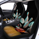 Bowling Strike Print Universal Fit Car Seat Covers 102422