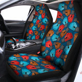 Boxing Gloves Pattern Print Universal Fit Car Seat Covers 102422