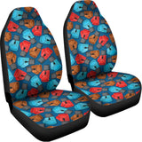 Boxing Gloves Pattern Print Universal Fit Car Seat Covers 102422