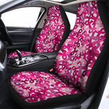 Breast Cancer Awareness Symbol Print Universal Fit Car Seat Covers 102422