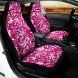 Breast Cancer Awareness Symbol Print Universal Fit Car Seat Covers 102422