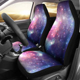 Bright Red Blue Stars Galaxy Space Print Universal Fit Car Seat Covers 102422
