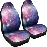 Bright Red Blue Stars Galaxy Space Print Universal Fit Car Seat Covers 102422