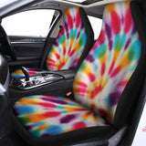 Bright Swirl Tie Dye Print Universal Fit Car Seat Covers 102422