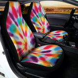 Bright Swirl Tie Dye Print Universal Fit Car Seat Covers 102422