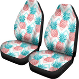 Bright Zig Zag Pineapple Pattern Print Universal Fit Car Seat Covers 102422