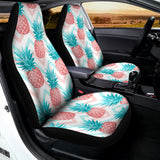 Bright Zig Zag Pineapple Pattern Print Universal Fit Car Seat Covers 102422