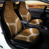 Brown Giraffe Print Universal Fit Car Seat Covers 102422