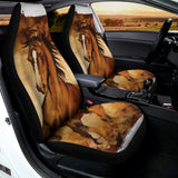 Brown Horse Painting Print Universal Fit Car Seat Covers 102422