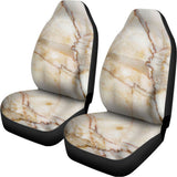 Brown Marble Print Universal Fit Car Seat Covers 102422