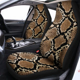 Brown Python Snakeskin Print Universal Fit Car Seat Covers 102422
