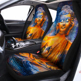 Buddha Statue Mandala Print Universal Fit Car Seat Covers 102422