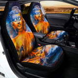 Buddha Statue Mandala Print Universal Fit Car Seat Covers 102422