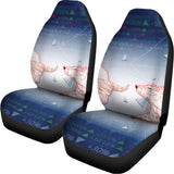 Bull And Bear Stock Market Print Universal Fit Car Seat Covers 102422