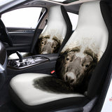 Bull Portrait Print Universal Fit Car Seat Covers 102422