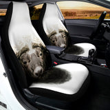 Bull Portrait Print Universal Fit Car Seat Covers 102422