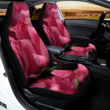 Burgundy Alstroemeria Print Universal Fit Car Seat Covers 102422