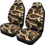 Burmese Python Snake Print Universal Fit Car Seat Covers 102422