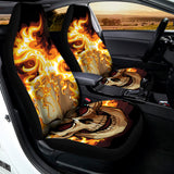 Burning Skull Print Universal Fit Car Seat Covers 102422