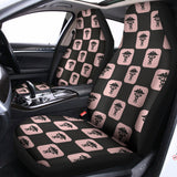 Caduceus Pattern Print Universal Fit Car Seat Covers 102422