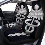 Caduceus Symbol Of Medicine Print Universal Fit Car Seat Covers 102422