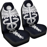 Caduceus Symbol Of Medicine Print Universal Fit Car Seat Covers 102422