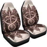 Caduceus Symbol Print Universal Fit Car Seat Covers 102422