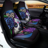 Calavera Girl Dia De Los Muertos Print Universal Fit Car Seat Covers 102422