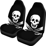 Calico Jack Pirate Flag Print Universal Fit Car Seat Covers 102422