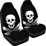 Calico Jack Pirate Flag Print Universal Fit Car Seat Covers 102422