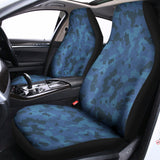 Camouflage Denim Jeans Pattern Print Universal Fit Car Seat Covers 102422