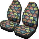 Camping Van Pattern Print Universal Fit Car Seat Covers 102422