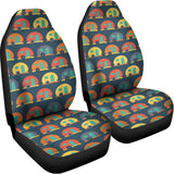 Camping Van Pattern Print Universal Fit Car Seat Covers 102422