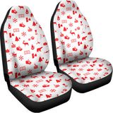 Canada Country Pattern Print Universal Fit Car Seat Covers 102422
