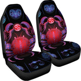 Cancer And Astrological Signs Print Universal Fit Car Seat Covers 102422