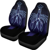 Cancer Constellation Print Universal Fit Car Seat Covers 102422