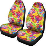 Candy And Jelly Pattern Print Universal Fit Car Seat Covers 102422