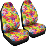 Candy And Jelly Pattern Print Universal Fit Car Seat Covers 102422